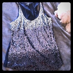 Express Sequin Tank Top
